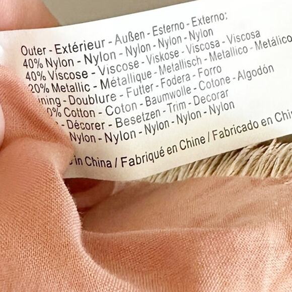 Anthropologie Fringe Capelet Large One Size NWT - Picture 9 of 9